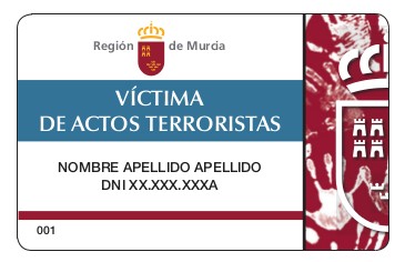 Tarjetas que identificarán a las víctimas del terrorismo