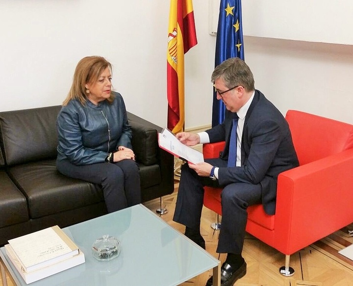 La consejera María Isabel Sánchez-Mora se reunió hoy en Madrid con el secretario de Estado de Educación, Formación Profesional y Universidades