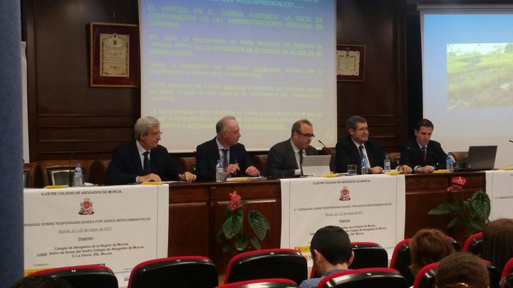 Sanidad participa en la clausura de las III Jornadas sobre Responsabilidades por Daños Medioambientales