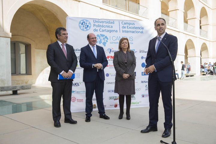 Inauguración del I Campus Cátedra de Empresa en la UPCT (Universidad Politécnica de Cartagena)/3
