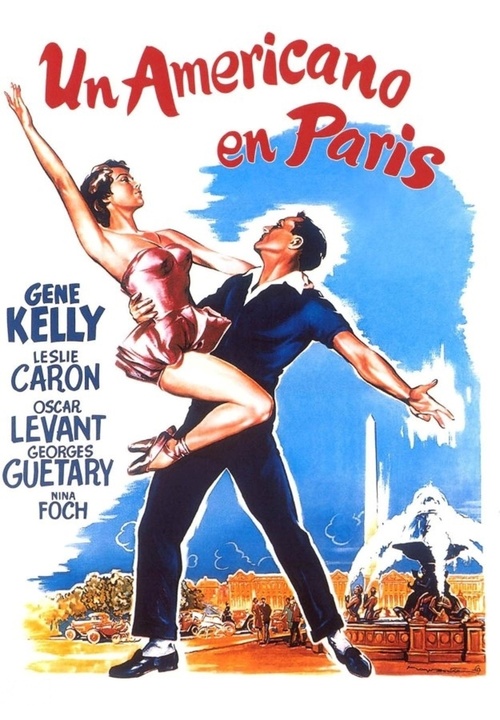 Cartel de la película 'Un americano en París', una de las obras que se proyectarán en la Filmoteca dentro del ciclo dedicado a Vincente Minnelli