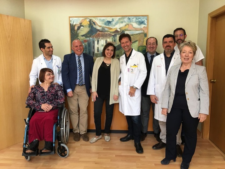 Visita al hospital de la Vega Lorenzo Guirao