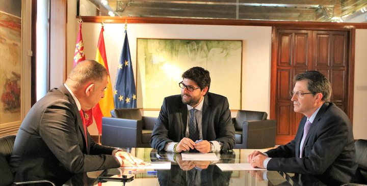 El presidente de la Comunidad se reúne con el presidente del Sindicato Central de Regantes del Acueducto Tajo-Segura (Scrats)