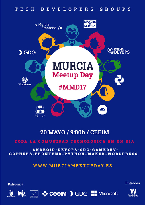 Cartel anunciador de 'Murcia Meet Up'