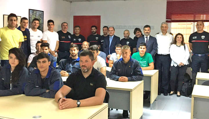 Inicio prácticas en las instalaciones del Consorcio de Extinción de Incendios y Salvamento de la Región de Murcia