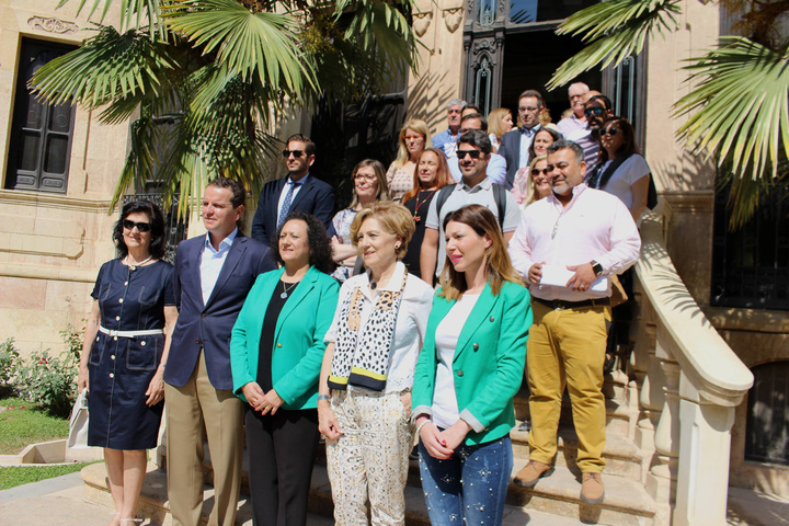 La secretaria general de Presidencia y Fomento, Yolanda Muñoz, en la presentación de la Muestra InTop que se celebrará en la ciudad de Lorca
