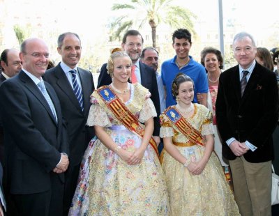 Visita del presidente Valcárcel a Valencia