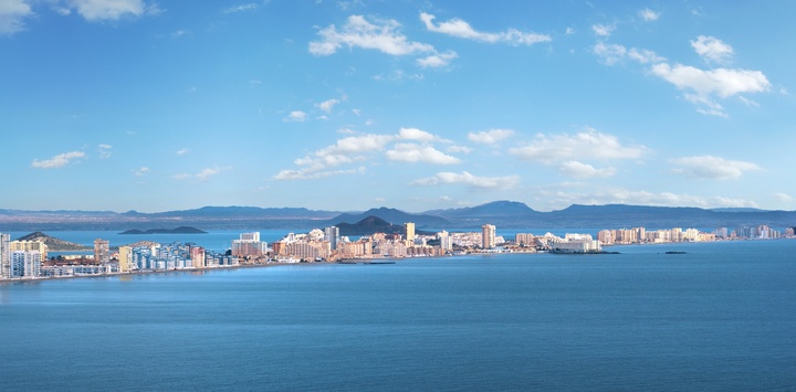 Vista de La Manga del Mar Menor