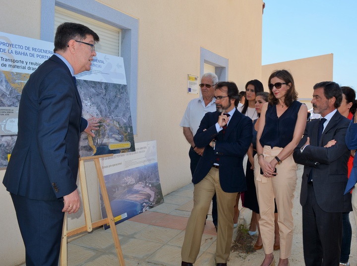 Visita a las obras de regeneración de la bahía de Portmán (2)
