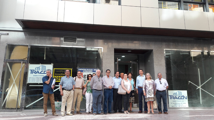 Visita edificio reconstruido 'La Antocha' (Lorca)