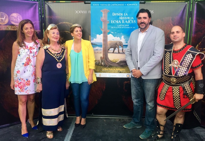 Presentación del cartel  de las Fiestas de Cartagineses y Romanos 2017