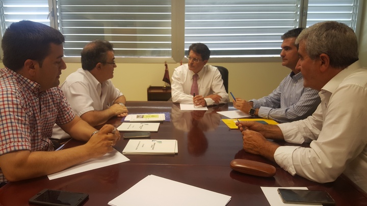 Reunión con la Comunidad de Regantes de Pliego