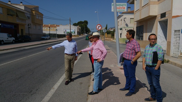 Visita a la travesía RM-513 de San José Artesano, en Abarán