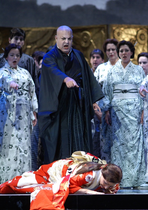Fotografía de la representación de la ópera 'Madama Butterfly' en el Teatro Real de Madrid realizada por Javier del Real