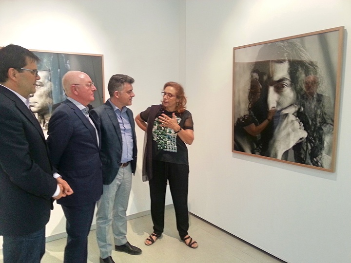 Presentación de la exposición de Ana Torralva en el Muram, Museo Regional de Arte Moderno de Cartagena
