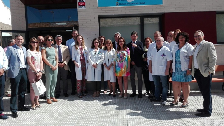 Inauguración del consultorio de Llano del Beal
