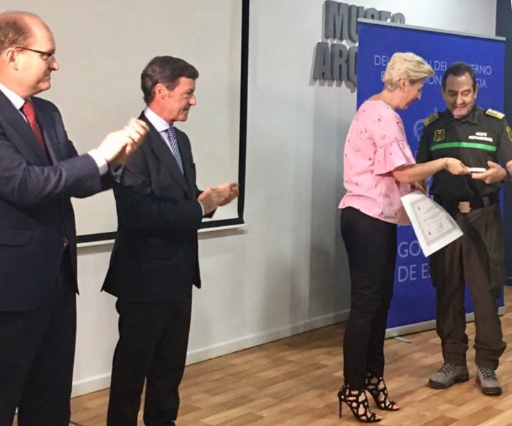 Entrega de la Medalla al Mérito de la Protección Civil