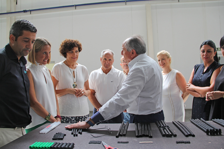 La directora general de Energía y Actividad Industrial y Minera visita en Puerto Lumbreras las instalaciones del Grupo Caudal