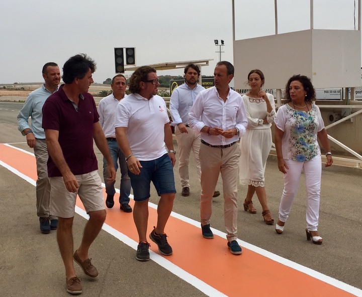 Visita del consejero al Circuito de Cartagena