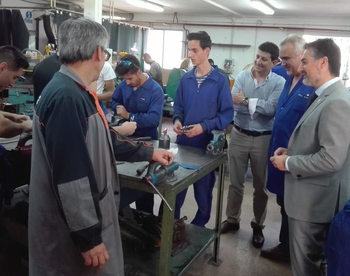 Visita al Instituto de Enseñanza Secundaria 'Ginés Pérez Chirinos' de Caravaca de la Cruz