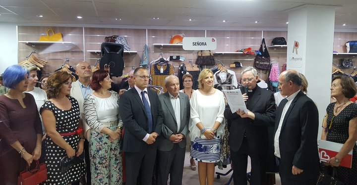 Inauguración de la ropería de Cáritas Diocesana en Molina de Segura
