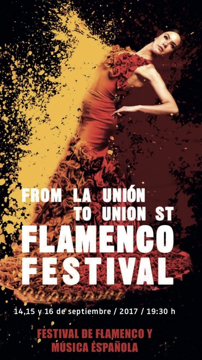 Cartel del Festival Flamenco 'From La Unión to Union St.'