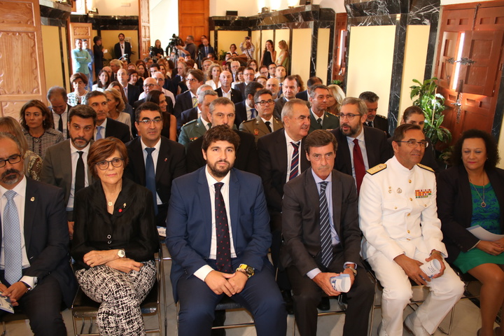 Fernando López Miras asiste al acto de apertura del Año Judicial de la Región de  Murcia 2017-2018
