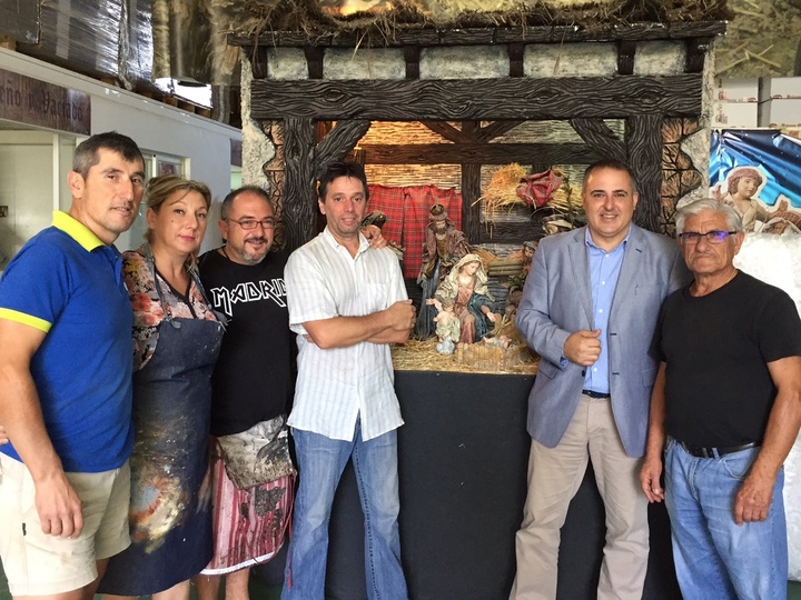Visita al taller de Jesús Griñán, Premio Regional de Artesanía 2017
