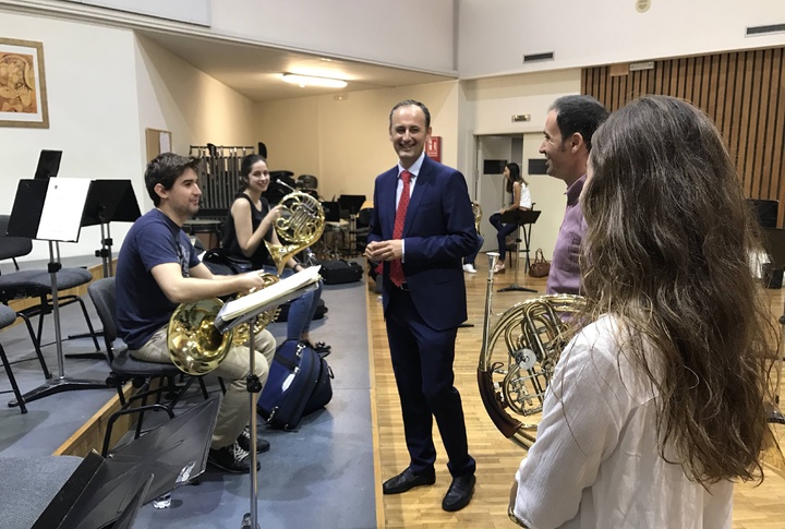 Imágenes de las pruebas de acceso para la OJRM (Orquesta de Jóvenes de la Región de Murcia) I