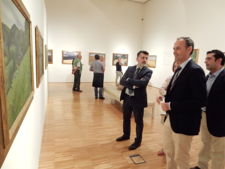 Inauguración de la exposición de Sorolla en el Museo de Bellas Artes