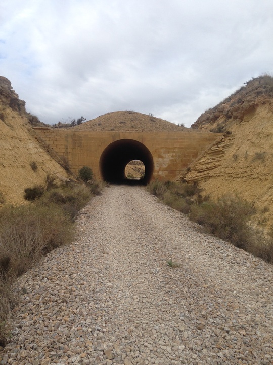 Imagen de la nueva Vía Verde de Almendricos en el tramo del paraje Los Medrano