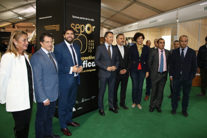 El presidente de la Comunidad inaugura la 50 edición de la Feria Ganadera, Industrial y Agroalimentaria de Lorca (SEPOR)/1