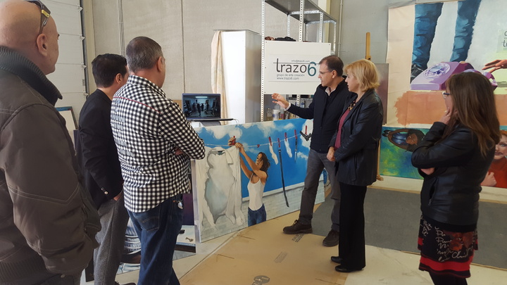 Presentación del proyecto del grupo de pintores 'Trazo6'