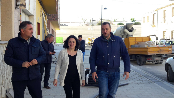 Visita las obras de la calle Eulogio Periago, en el barrio de San Cristóbal 2