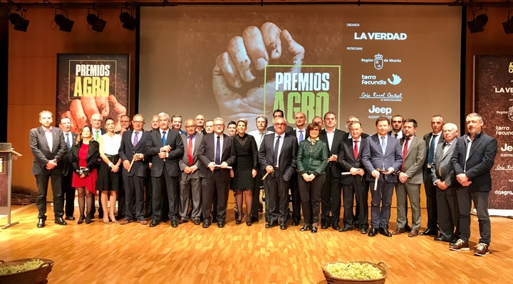 Noelia Arroyo asistió a la entrega de los Premios Agro de La Verdad