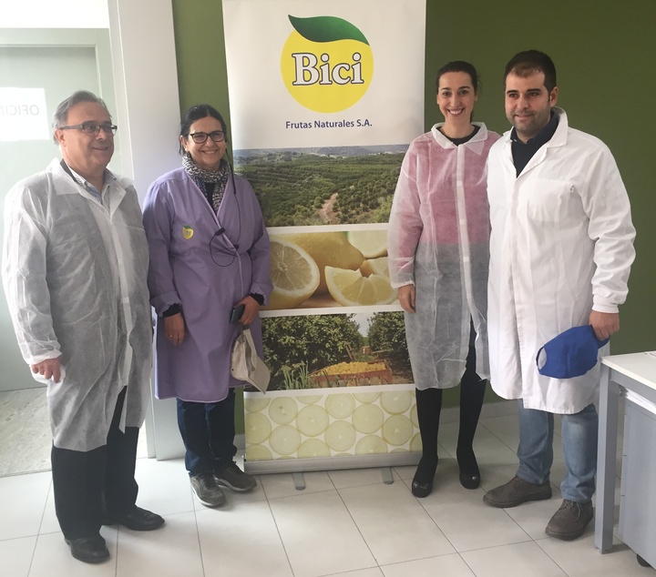 Visita a Frutas Naturales, S.A.