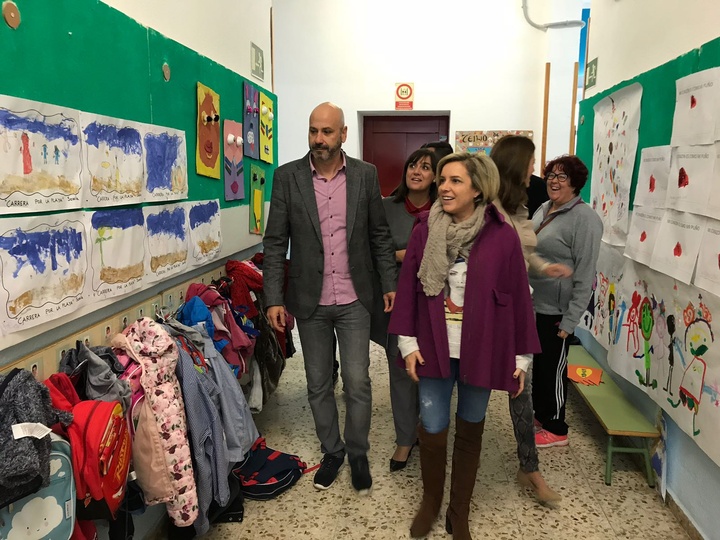 Finalizan las obras de mejora en el colegio Mediterráneo de Águilas