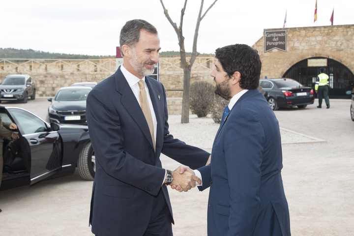Visita oficial a Caravaca de la Cruz de los Reyes de España
