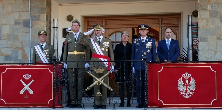 Conmemoeración de la festividad de Santa Bárbara en el acuartelamiento de Tentegorra en Cartagena