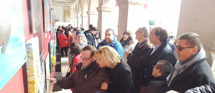 Exposición de pintura sobre el Camino de Levante de la Cruz de Caravaca