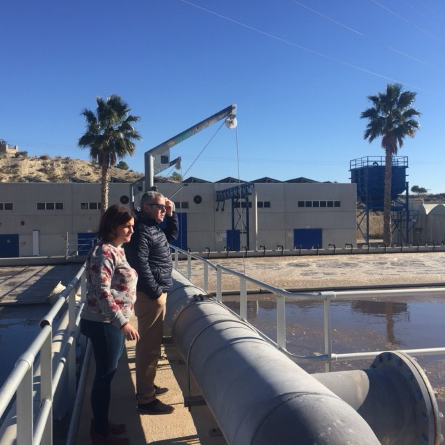 Obras de mejora en la Estación Depuradora de Aguas Residuales de Cieza