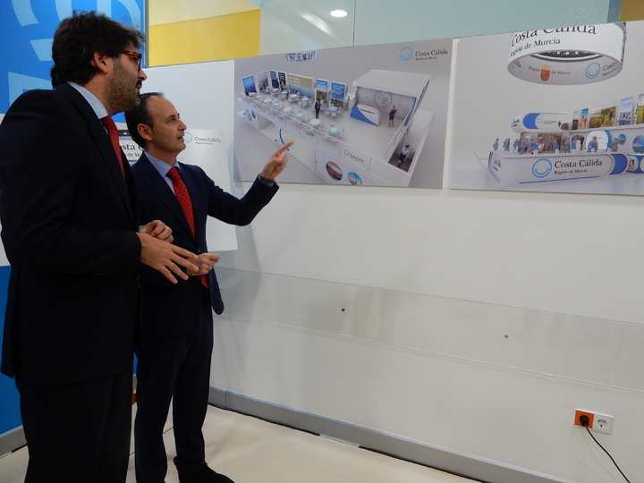 Imagen de la presentación del están de la Región en Fitur, Feria Internacional de Turismo, 2018 (II)