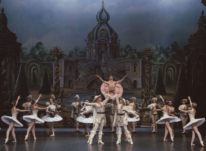 Los integrantes del Ballet Clásico de San Petersburgo, durante una representación