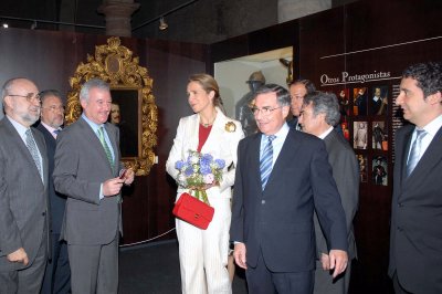 Su Alteza Real la Infanta Elena inaugura la exposición sobre Saavedra Fajardo