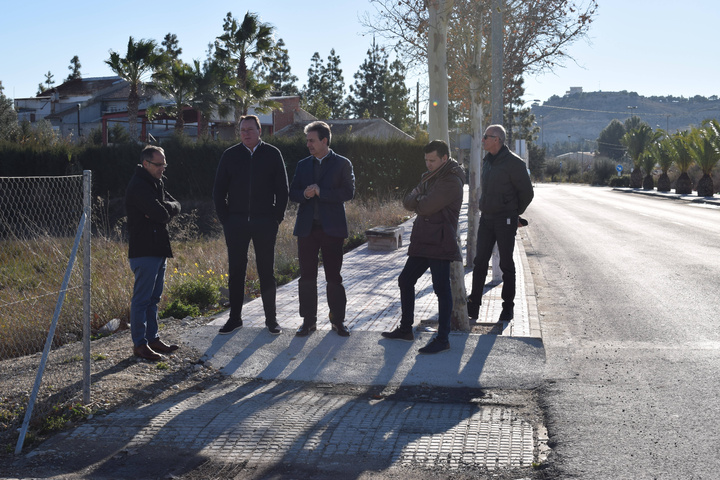 Fomento mejorará la seguridad de los peatones en la travesía de Ceutí a Alguazas