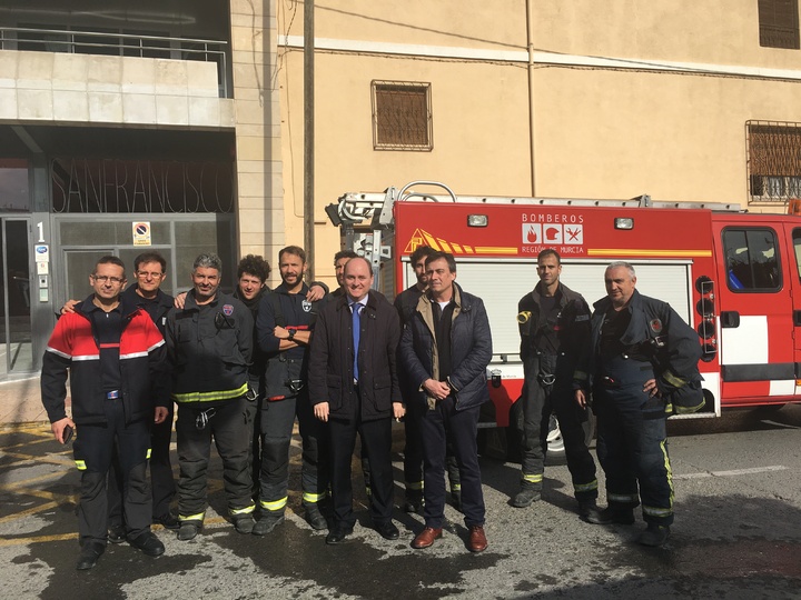 La Comunidad realiza un simulacro de incendio dentro de la Semana de la prevención