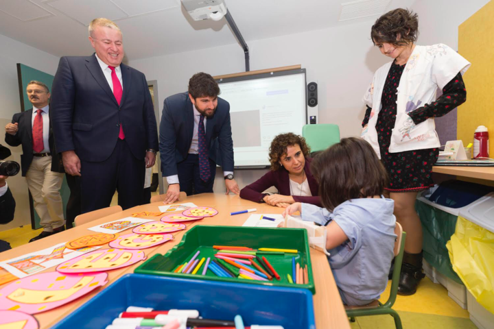 Visita al hospital Materno-Infantil de la Arrixaca