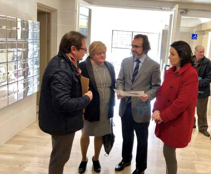 Visita al edificio Odín, en Murcia