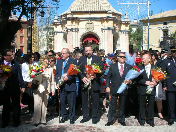 De Heras en el inicio de las fiestas de Caravaca