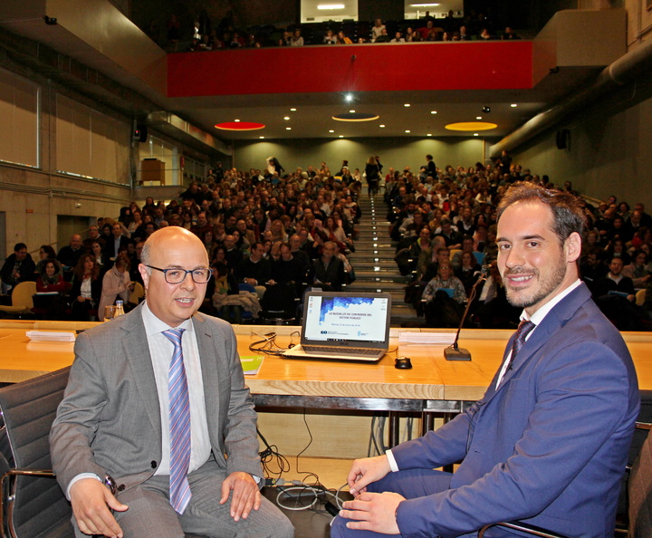 El consejero de Hacienda y Administraciones Públicas, Andrés Carrillo, clausura 'La nueva Ley de Contratos del Sector Público'